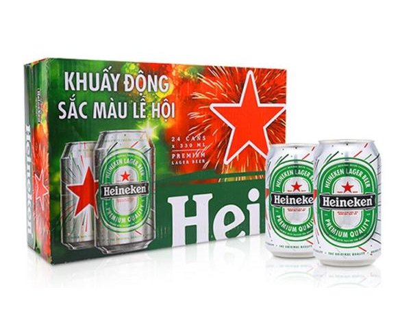 Bia Tiger/ Heineken lon 