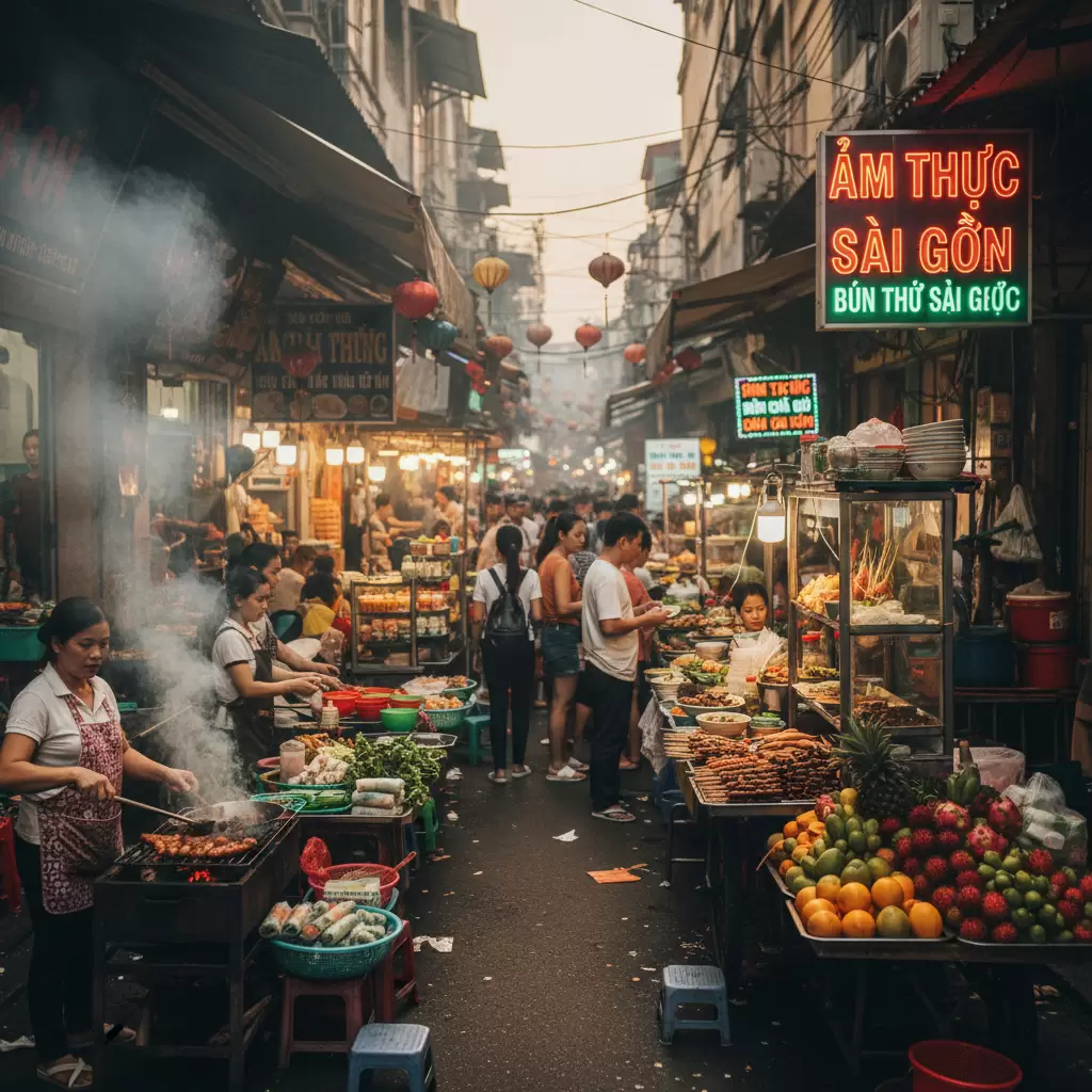 Sài Gòn  Thiên đường ẩm thực phong phú và hấp dẫn du khách