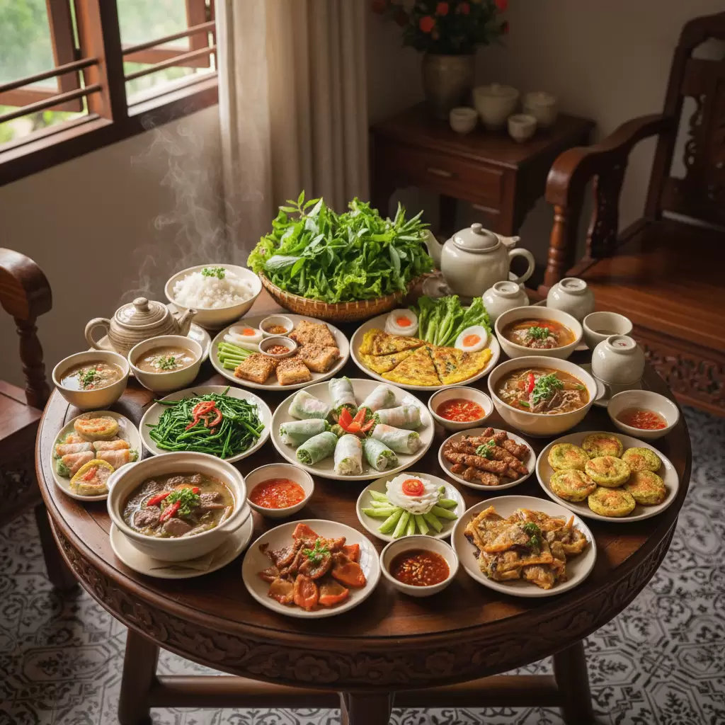 Sự đa dạng và phong phú của ẩm thực Việt Nam qua các vùng miền