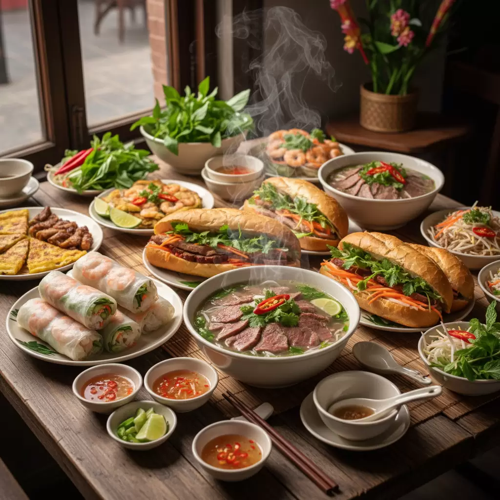 Ẩm thực Việt Nam đa dạng và hấp dẫn đối với du khách quốc tế