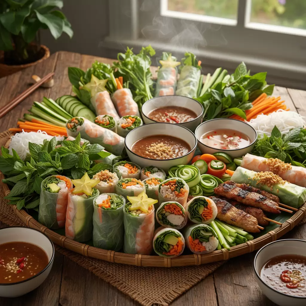 Sự đa dạng và màu sắc bắt mắt của các món cuốn Việt Nam trên bản đồ ẩm thực thế giới