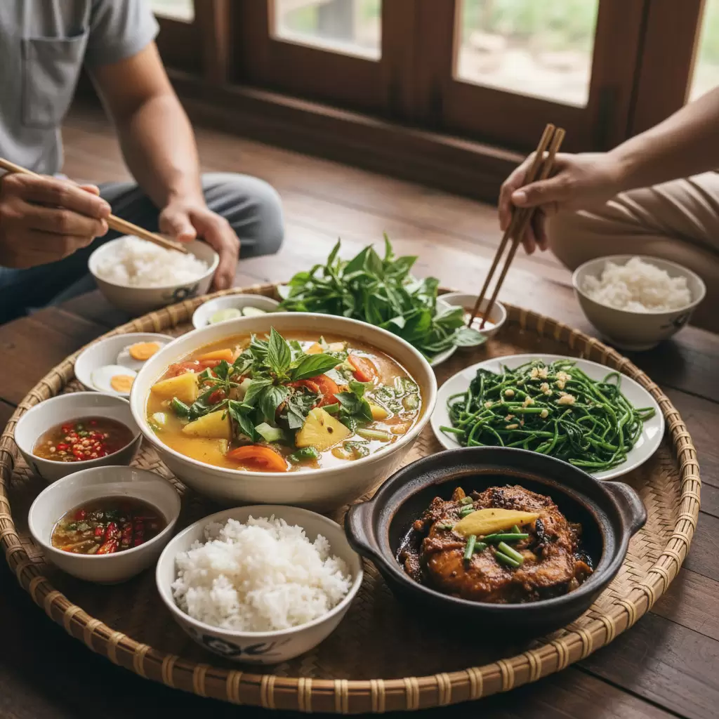 Sự đa dạng và phong phú của các món ăn Việt Nam theo từng vùng miền