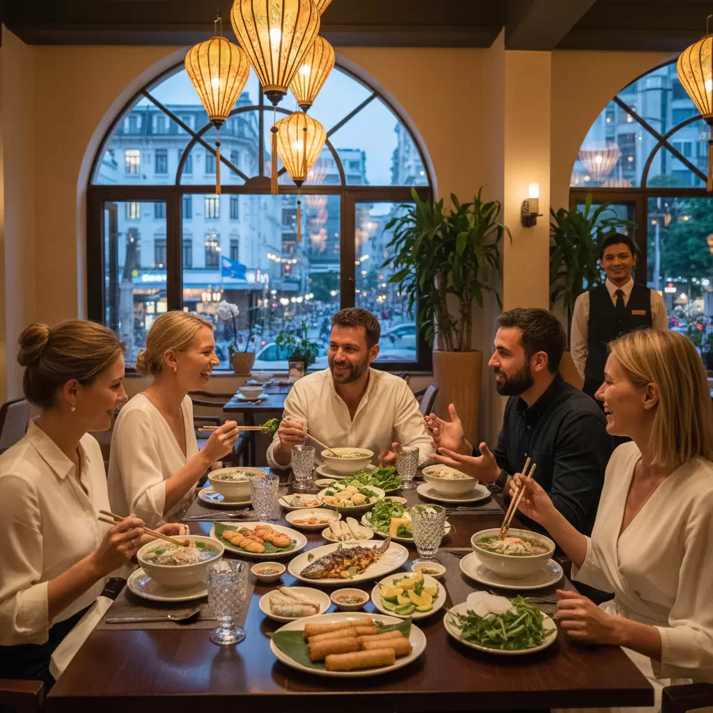 Ẩm thực nhà hàng là cầu nối đưa văn hóa Việt đến với bạn bè quốc tế