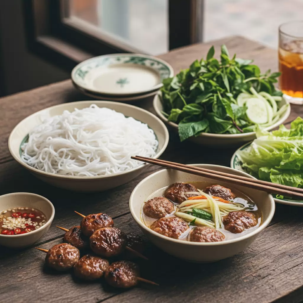 Bún chả Hà Nội mang vẻ đẹp mộc mạc và đậm đà bản sắc văn hóa kinh kỳ