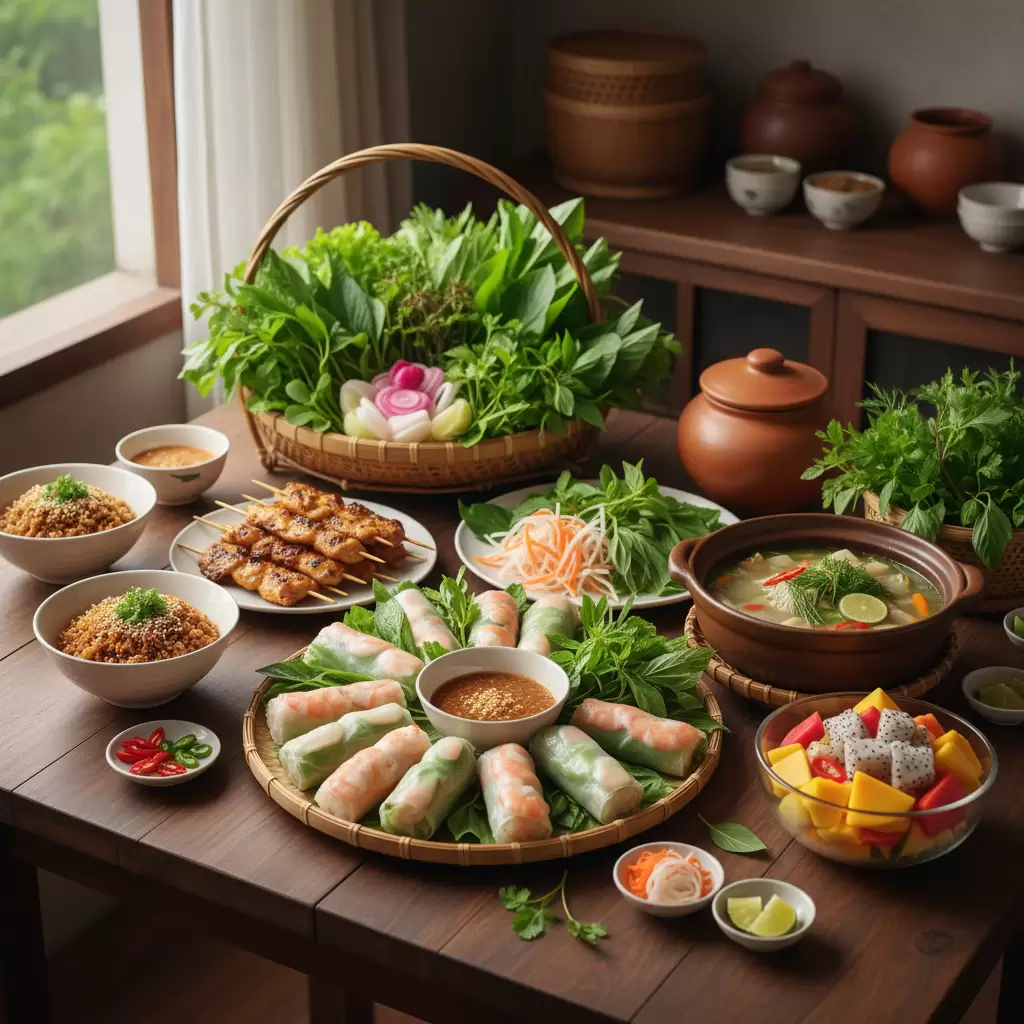 Ẩm thực Việt Nam nổi tiếng với sự cân bằng dinh dưỡng và nguyên liệu tươi sạch