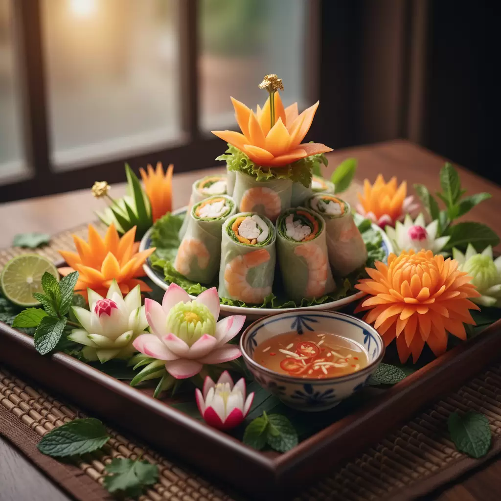 Nghệ thuật trình bày món khai vị giúp nâng tầm đẳng cấp và sự sang trọng của bữa tiệc