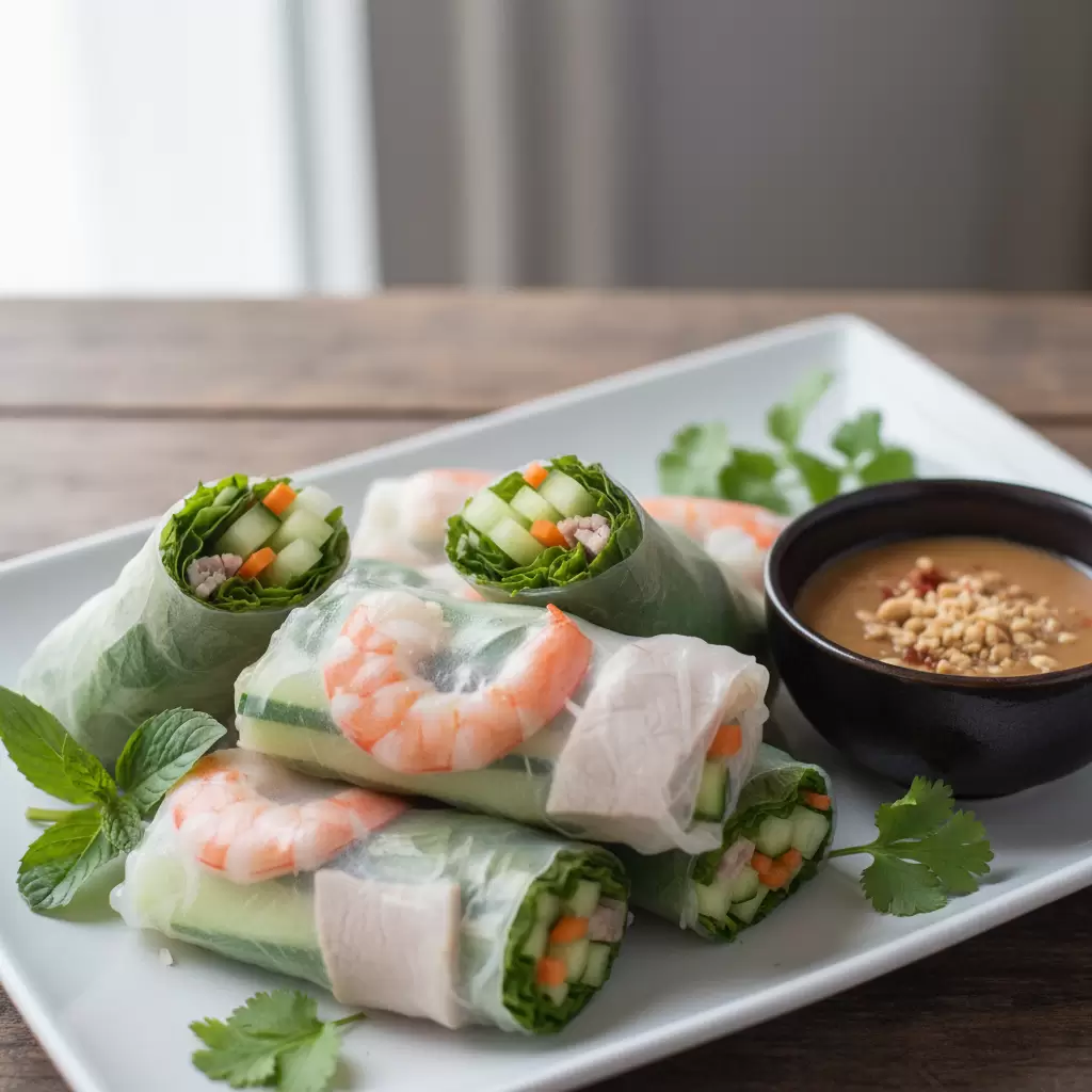 Gỏi cuốn chinh phục thực khách bởi sự tươi mát và các nguyên liệu lành mạnh