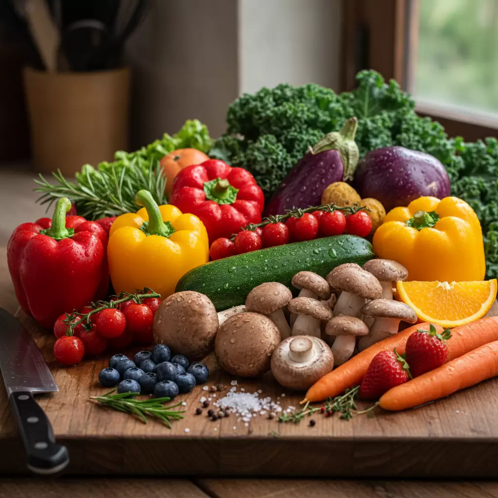 Nguyên liệu tự nhiên là chìa khóa tạo nên sức hấp dẫn của món chay