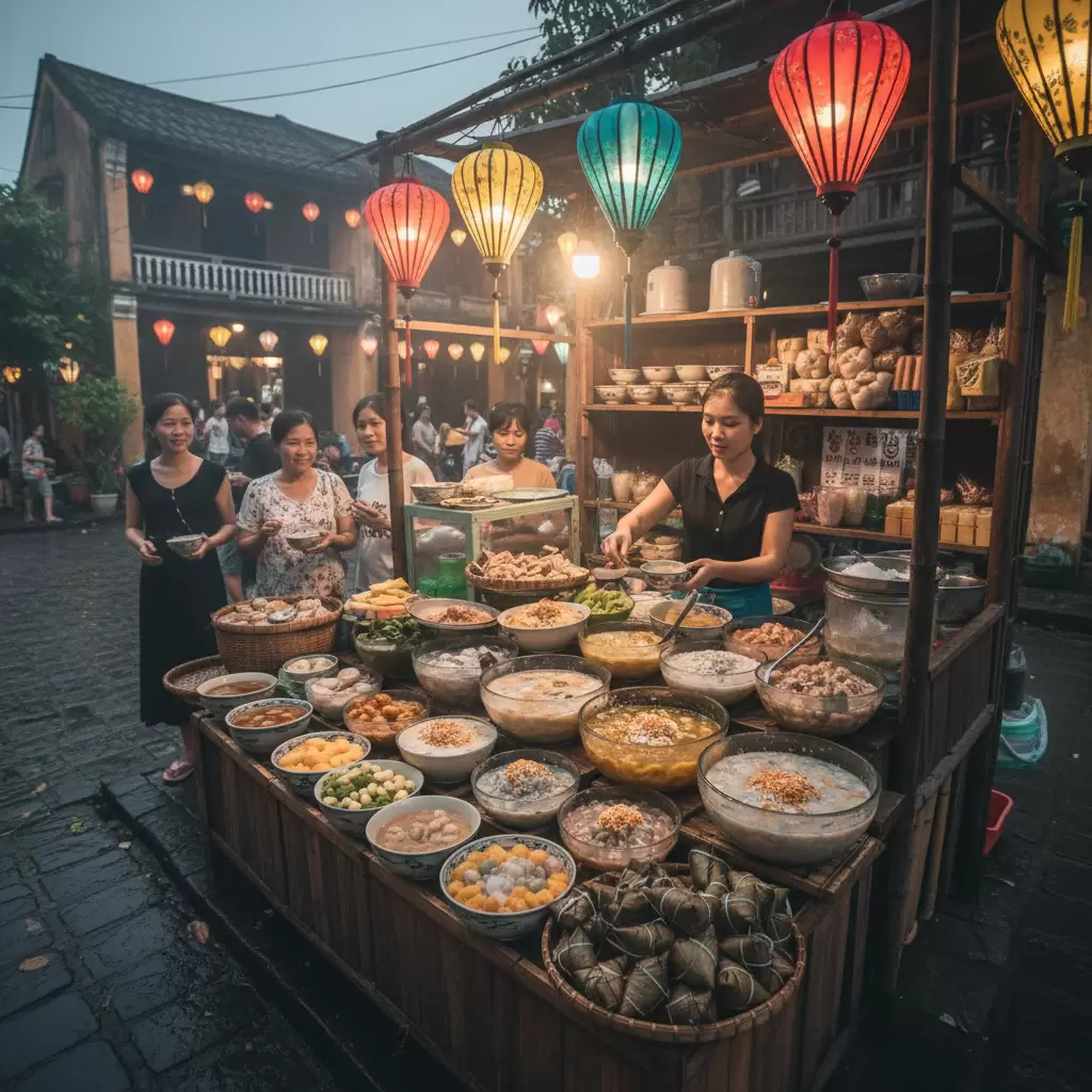 Thưởng thức chè tại các quán ven đường mang lại trải nghiệm văn hóa gần gũi