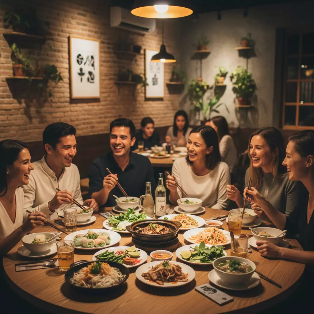 Bữa tiệc món Việt là lựa chọn lý tưởng cho những buổi tụ tập bạn bè thân mật