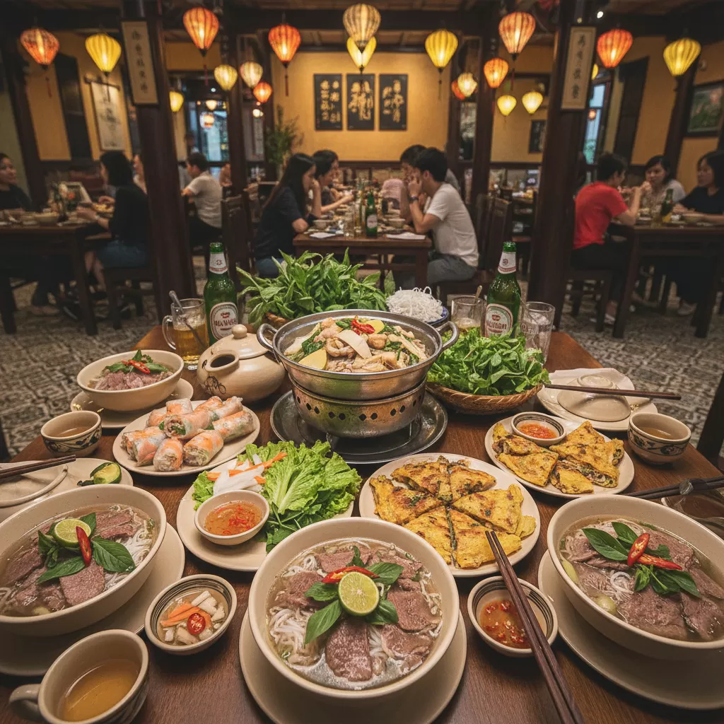 gemini_image_1770272802 Ẩm thực Việt Nam tại Sài Gòn luôn mang đến sự hấp dẫn khó cưỡng đối với du khách châu Á