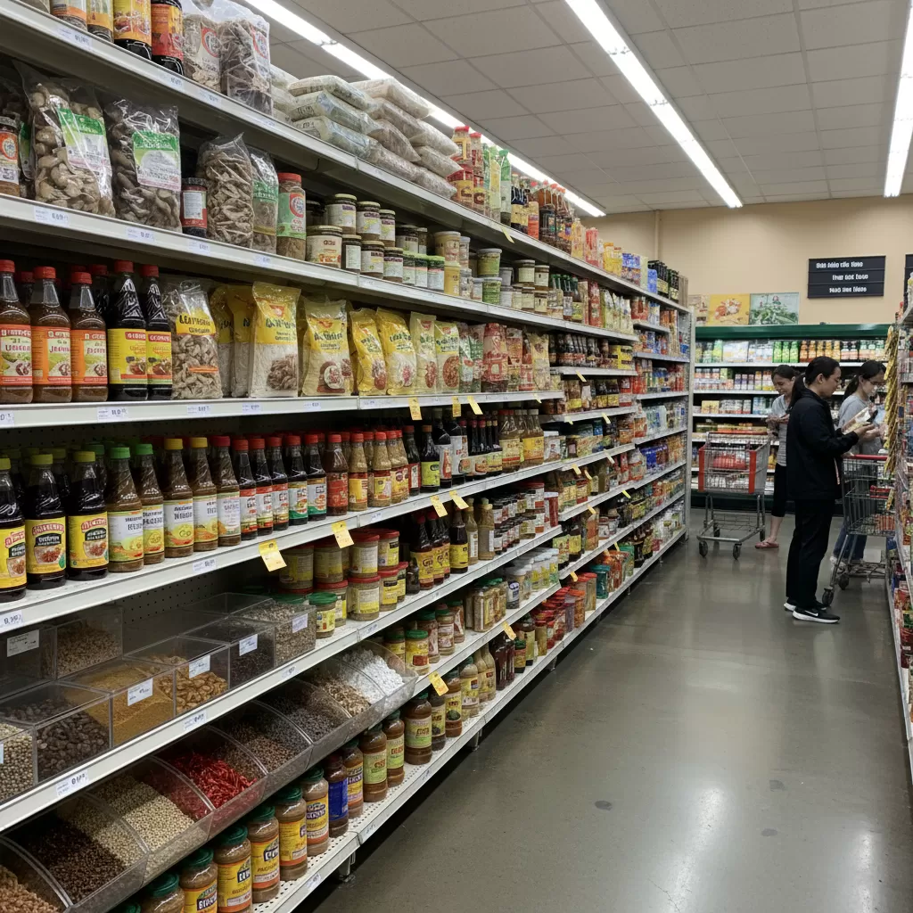 Các cửa hàng thực phẩm Á Đông là nơi người xa xứ tìm lại hương vị quê hương