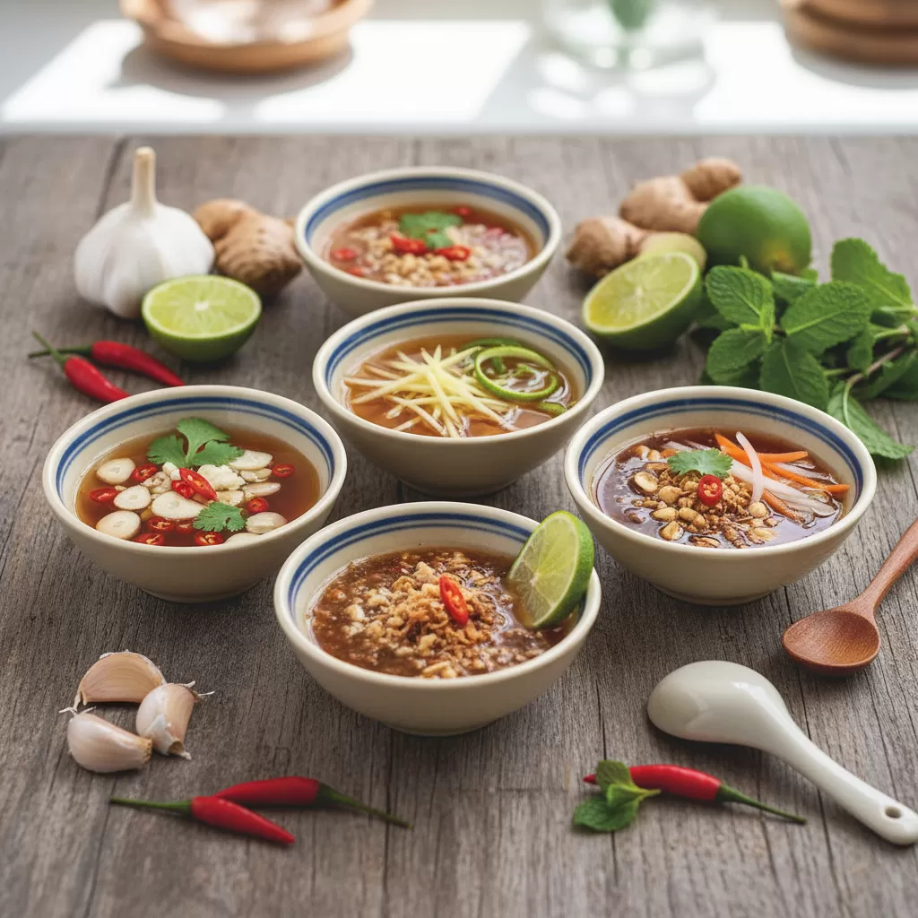 Sự biến tấu đa dạng của nước mắm chấm theo từng vùng miền và món ăn