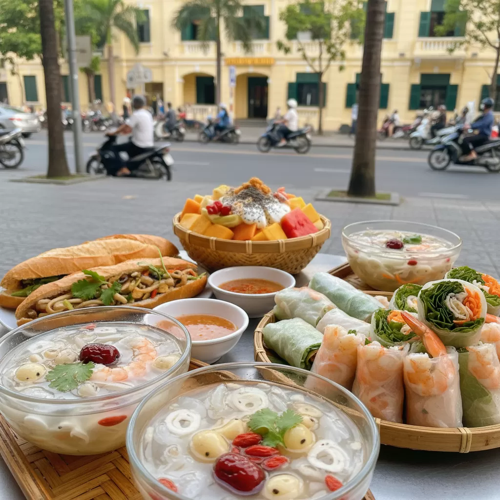 gemini_image_1770281673 Khám phá những món ăn nhẹ thanh đạm tại trung tâm Quận 1