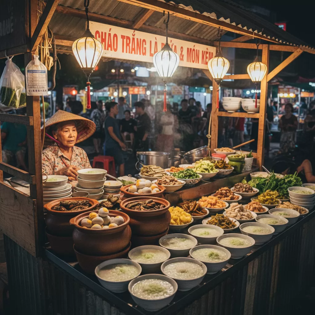 Cháo trắng lá dứa là lựa chọn thanh đạm cho bữa ăn đêm nhẹ bụng