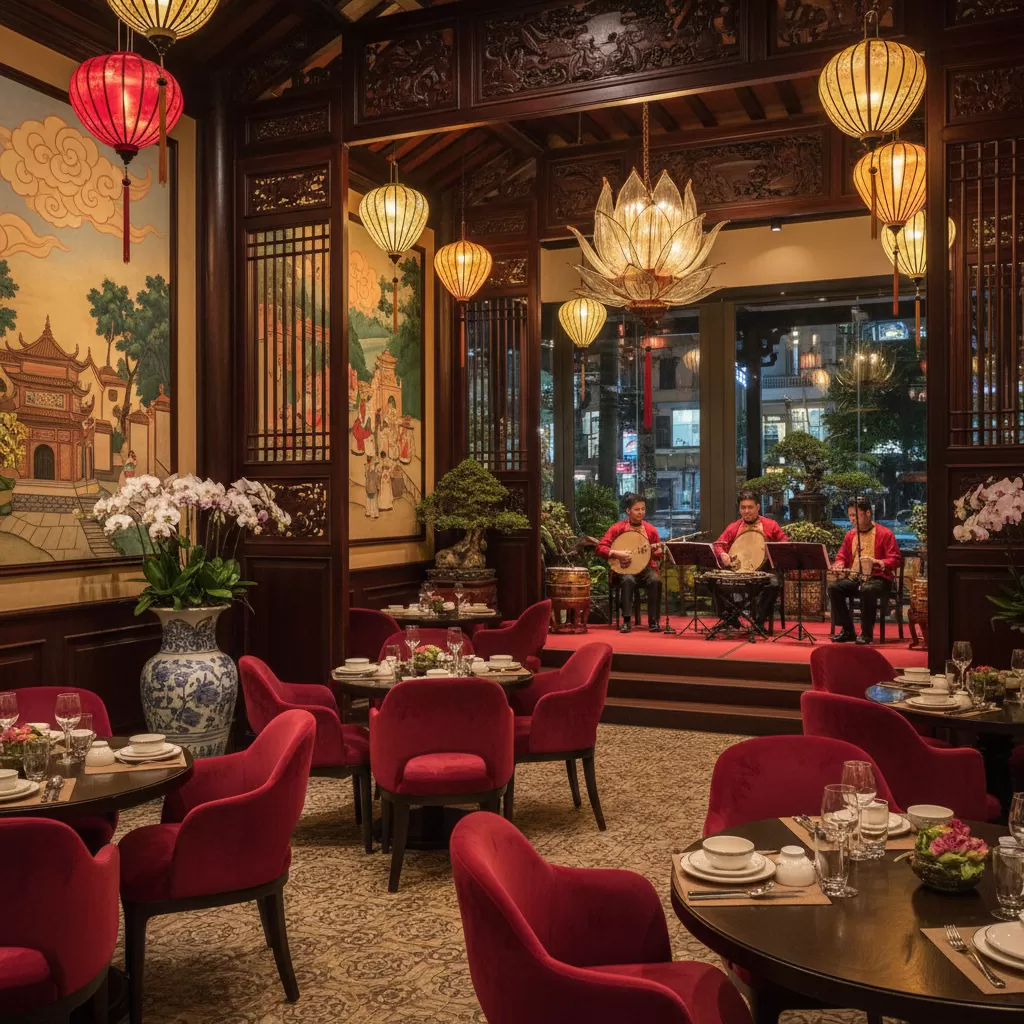 gemini_image_1770288332 Không gian văn hóa truyền thống kết hợp hiện đại tạo nên ấn tượng tốt cho du khách