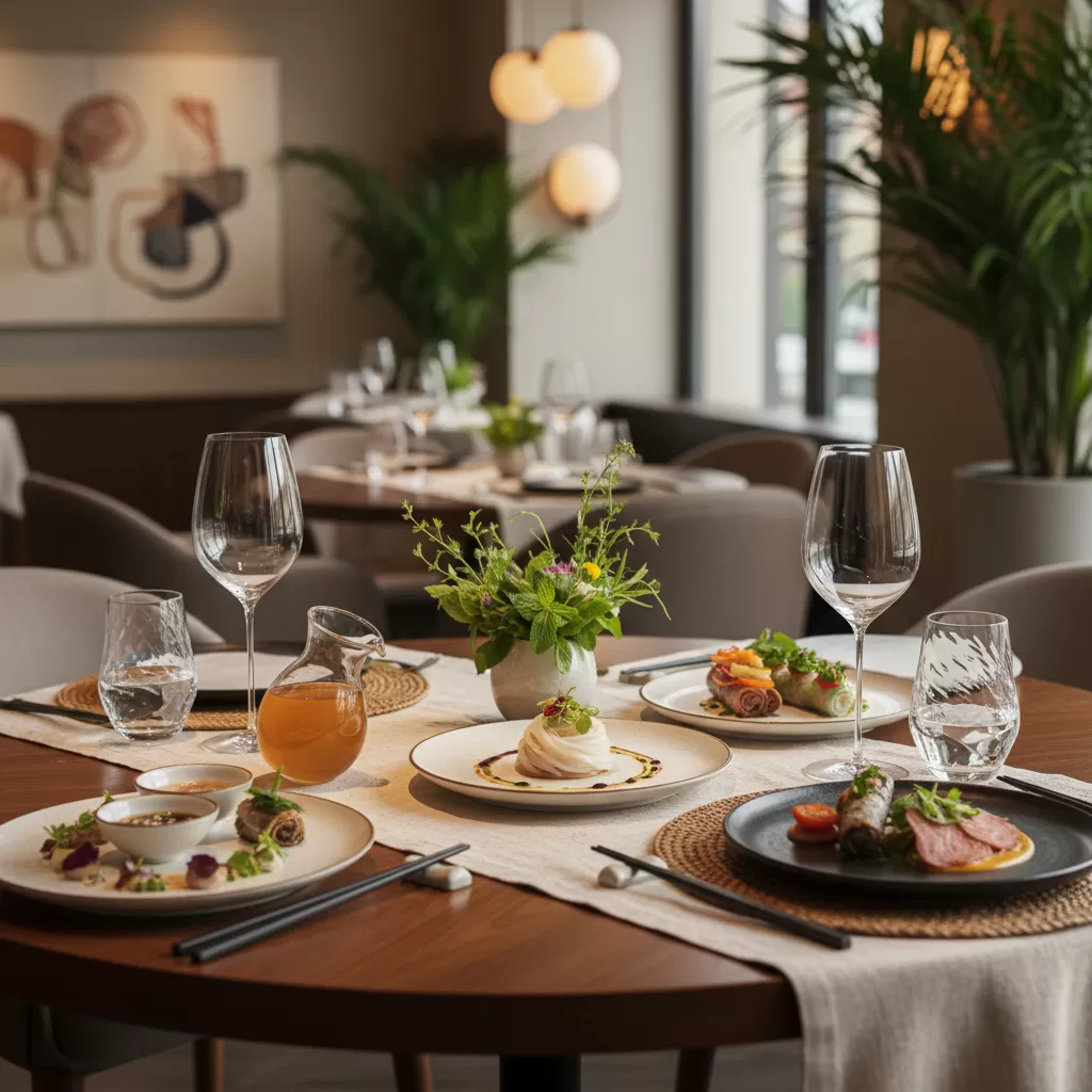 Một không gian ẩm thực Việt hiện đại với cách bài trí món ăn tinh tế chuẩn phong cách checkin cho giới trẻ