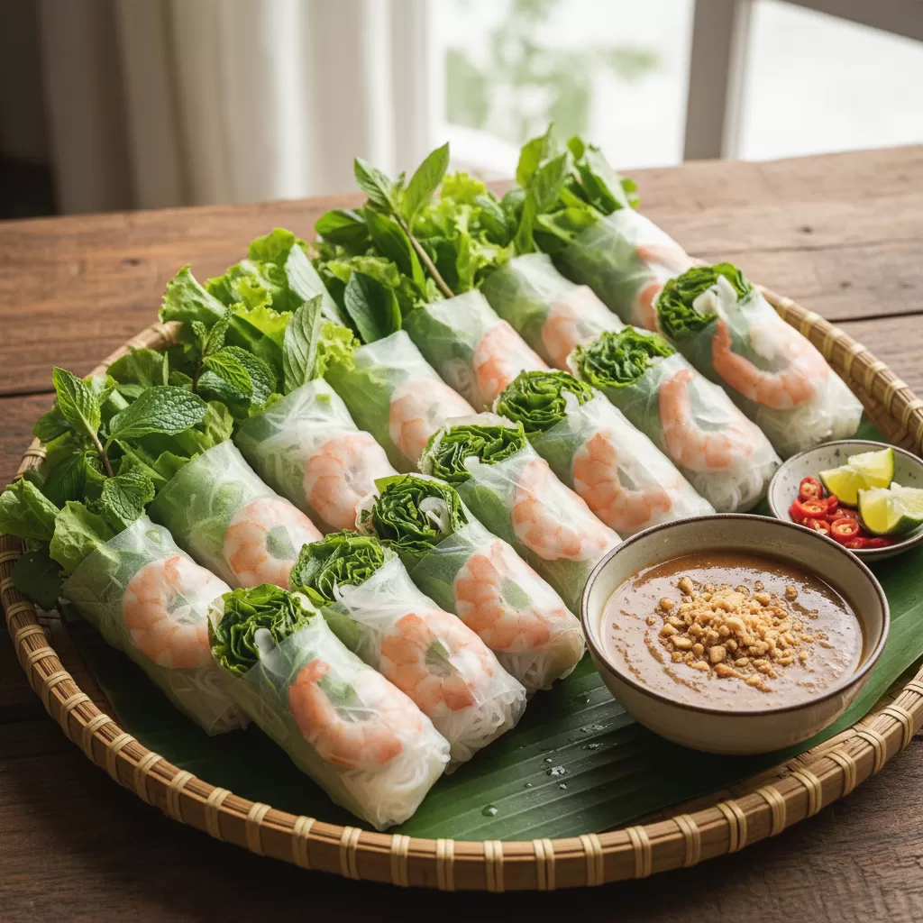 gemini_image_1770292712 Gỏi cuốn món ăn giải nhiệt lý tưởng cho những ngày hè oi bức