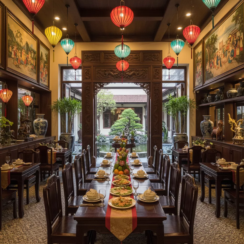 gemini_image_1770293379 Không gian thưởng thức ẩm thực đa dạng từ bình dân đến sang trọng tại trung tâm