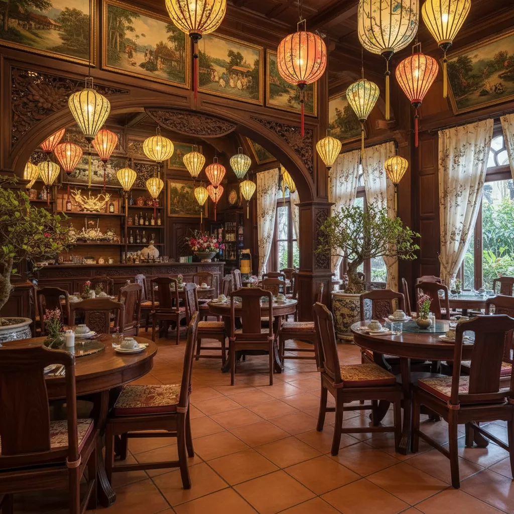 Lối bài trí tinh tế tái hiện lại không gian sống của người Việt xưa