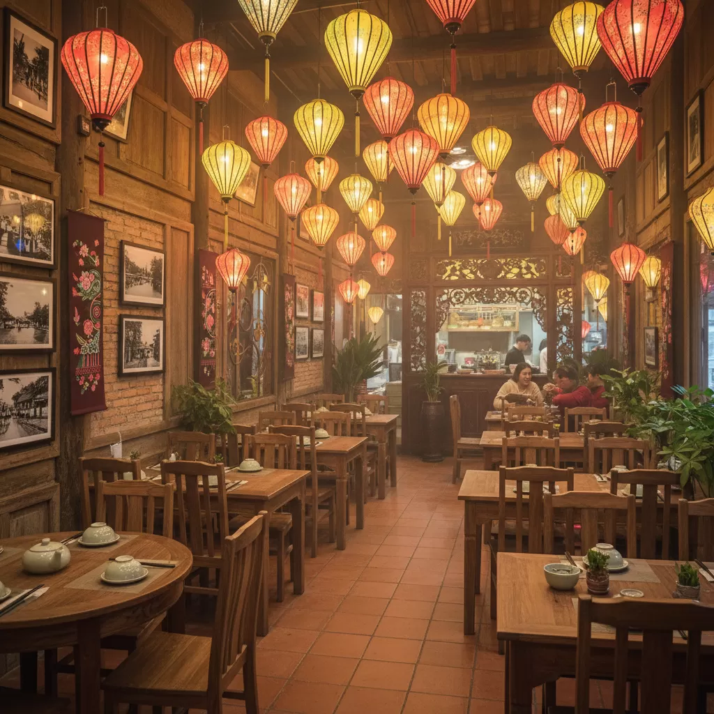 Không gian hoài cổ mang lại cảm giác ấm cúng và thư thái cho thực khách