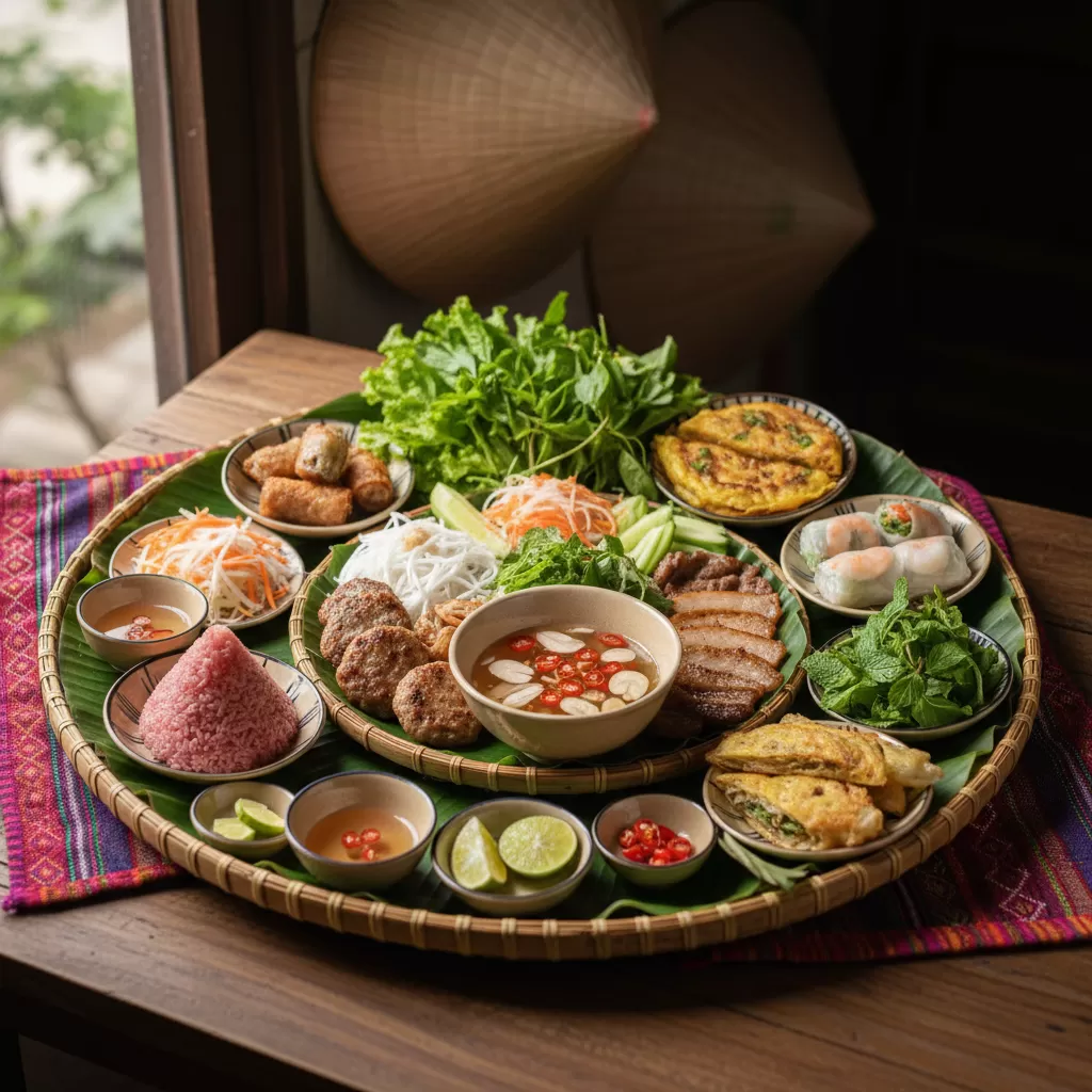 Sự tinh tế của món ăn Việt khi được trình bày trong phong cách truyền thống