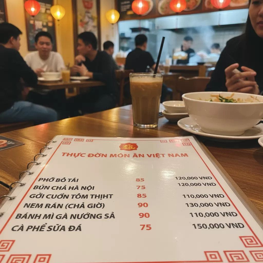 Lựa chọn những quán ăn có thực đơn niêm yết giá công khai để tránh bẫy giá