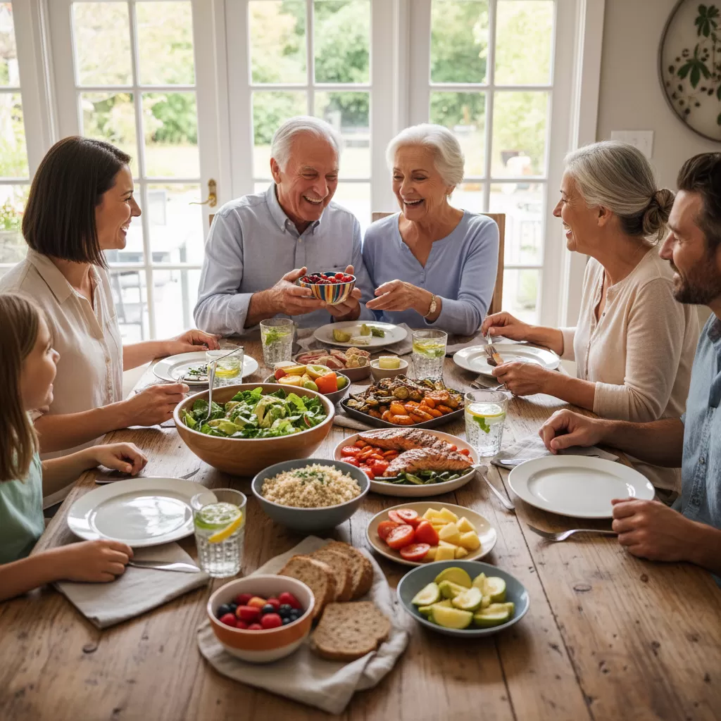 Chế độ dinh dưỡng hợp lý là chìa khóa giúp người cao tuổi sống vui khỏe mỗi ngày