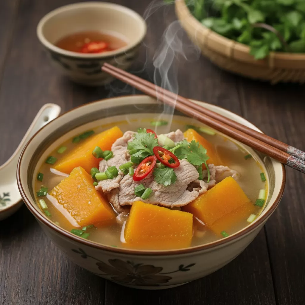 Các món canh rau củ được nấu chín kỹ giúp cơ thể dễ dàng hấp thụ vitamin và khoáng chất