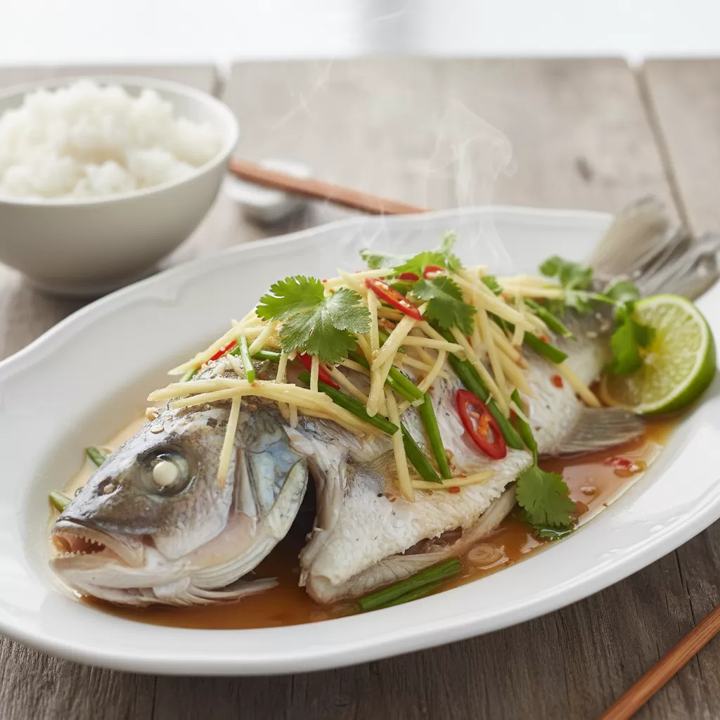 Cá hấp là món ăn lý tưởng cho người cần kiêng muối nhờ giữ được vị ngọt tự nhiên