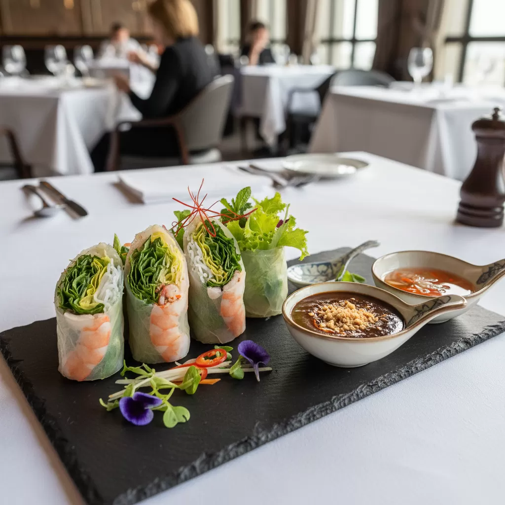 gemini_image_1770298862 Nghệ thuật trình bày tinh tế nâng tầm giá trị cho các món ăn dân dã