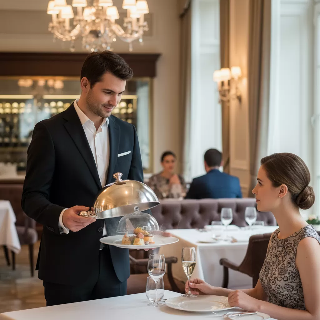 gemini_image_1770299072-1 Dịch vụ chuyên nghiệp là yếu tố then chốt nâng tầm trải nghiệm ẩm thực