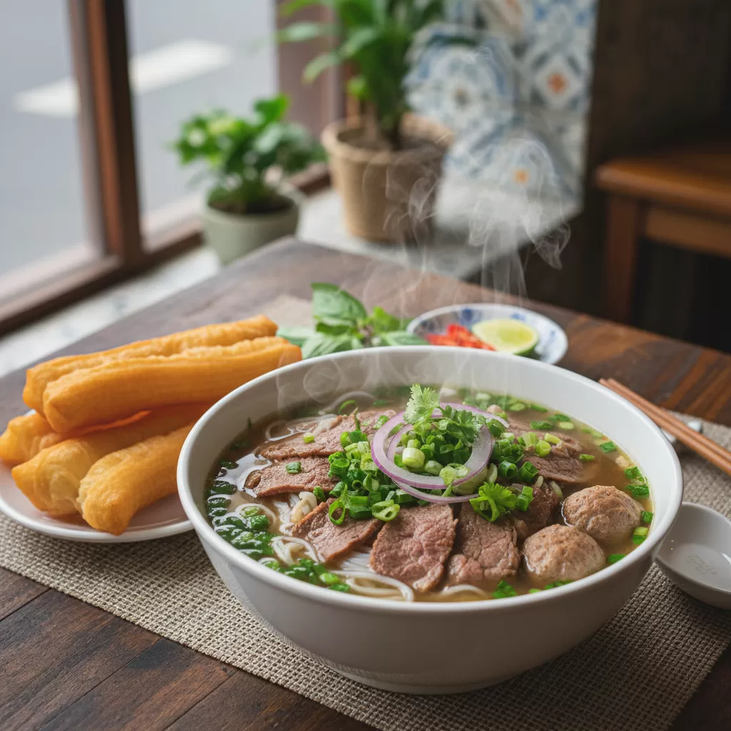 gemini_image_1770299460-1 Sự tinh tế trong cách trình bày món Phở linh hồn của ẩm thực Việt