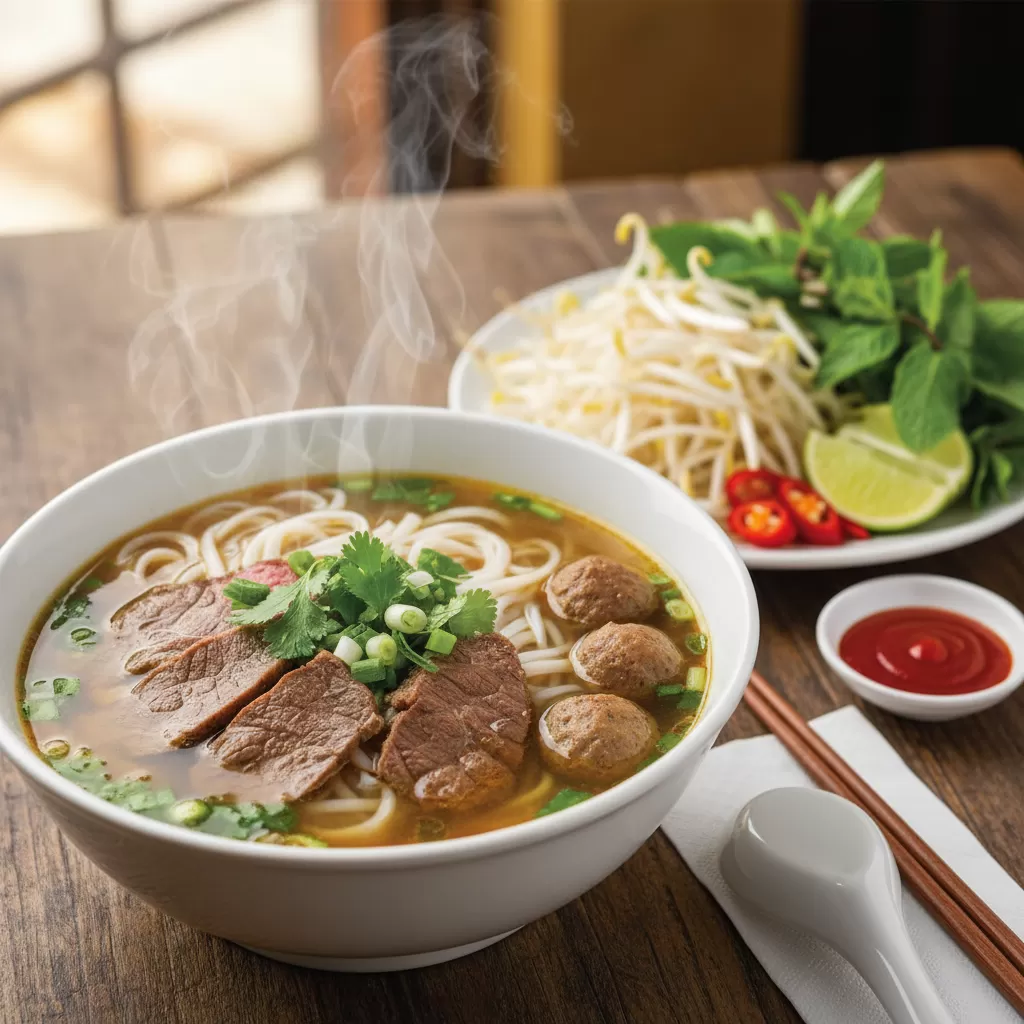 gemini_image_1770300852-1 Phở Món ăn đứng đầu danh sách được nhắc tên nhiều nhất bởi du khách quốc tế