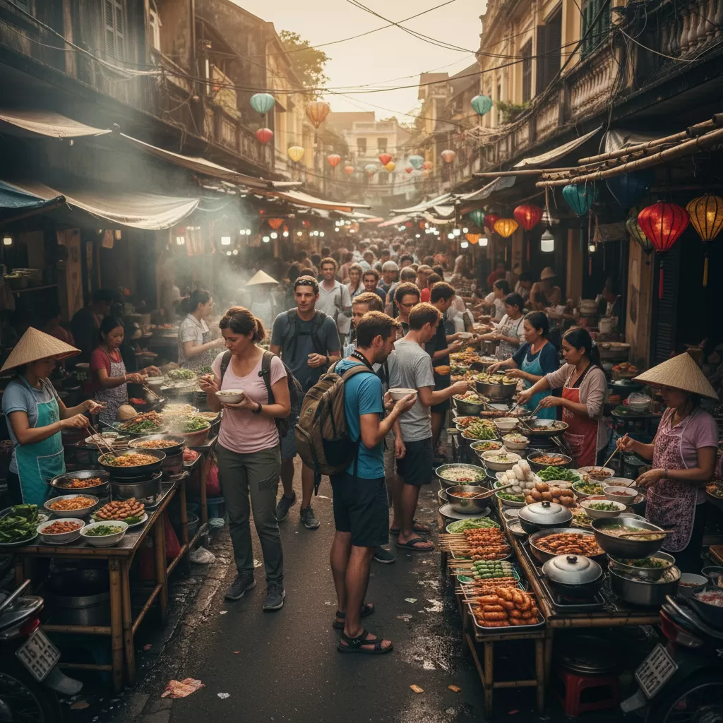 gemini_image_1770300852 Ẩm thực Việt Nam luôn là tâm điểm thu hút sự quan tâm của du khách quốc tế trên Tripadvisor