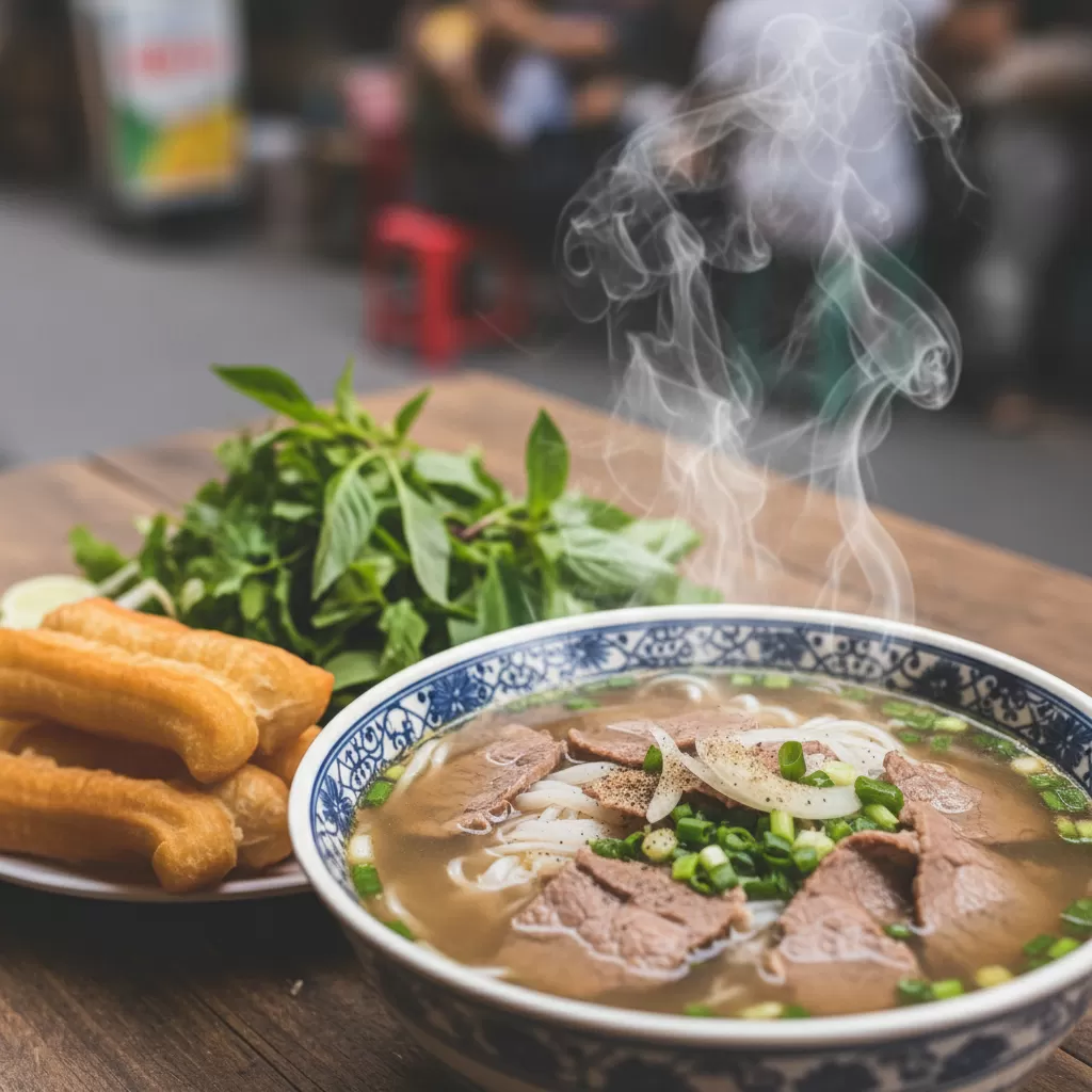 Phở bò truyền thống  món ăn sáng mang đậm linh hồn Việt
