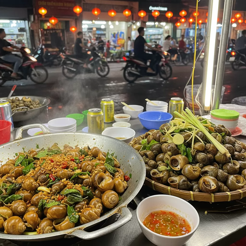 Văn hóa thưởng thức ốc đêm đặc trưng của người dân thành phố