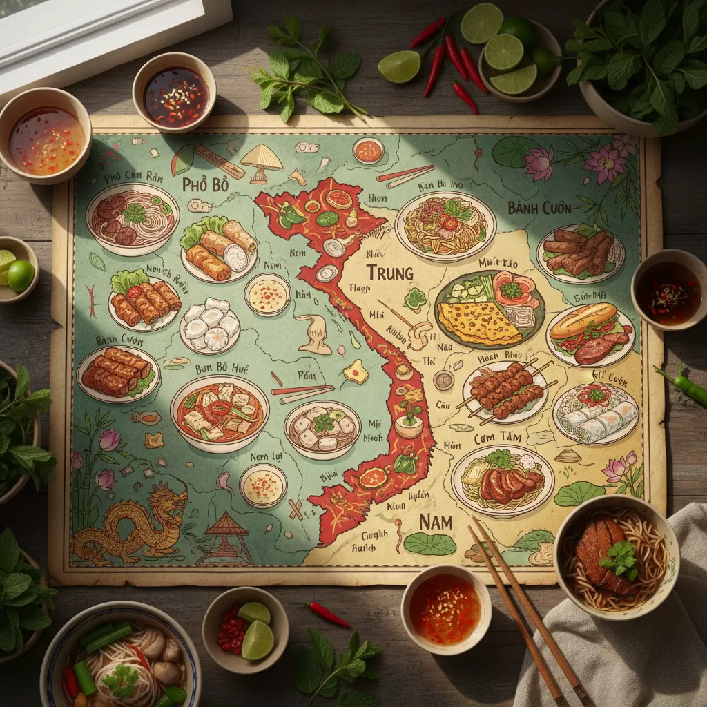 Hành trình khám phá tinh hoa ẩm thực Việt qua các vùng miền đất nước