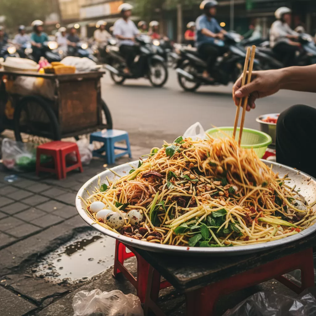 gemini_image_1770306524-1 Bánh tráng trộn món ăn vặt gắn liền với ký ức tuổi thơ của nhiều thế hệ