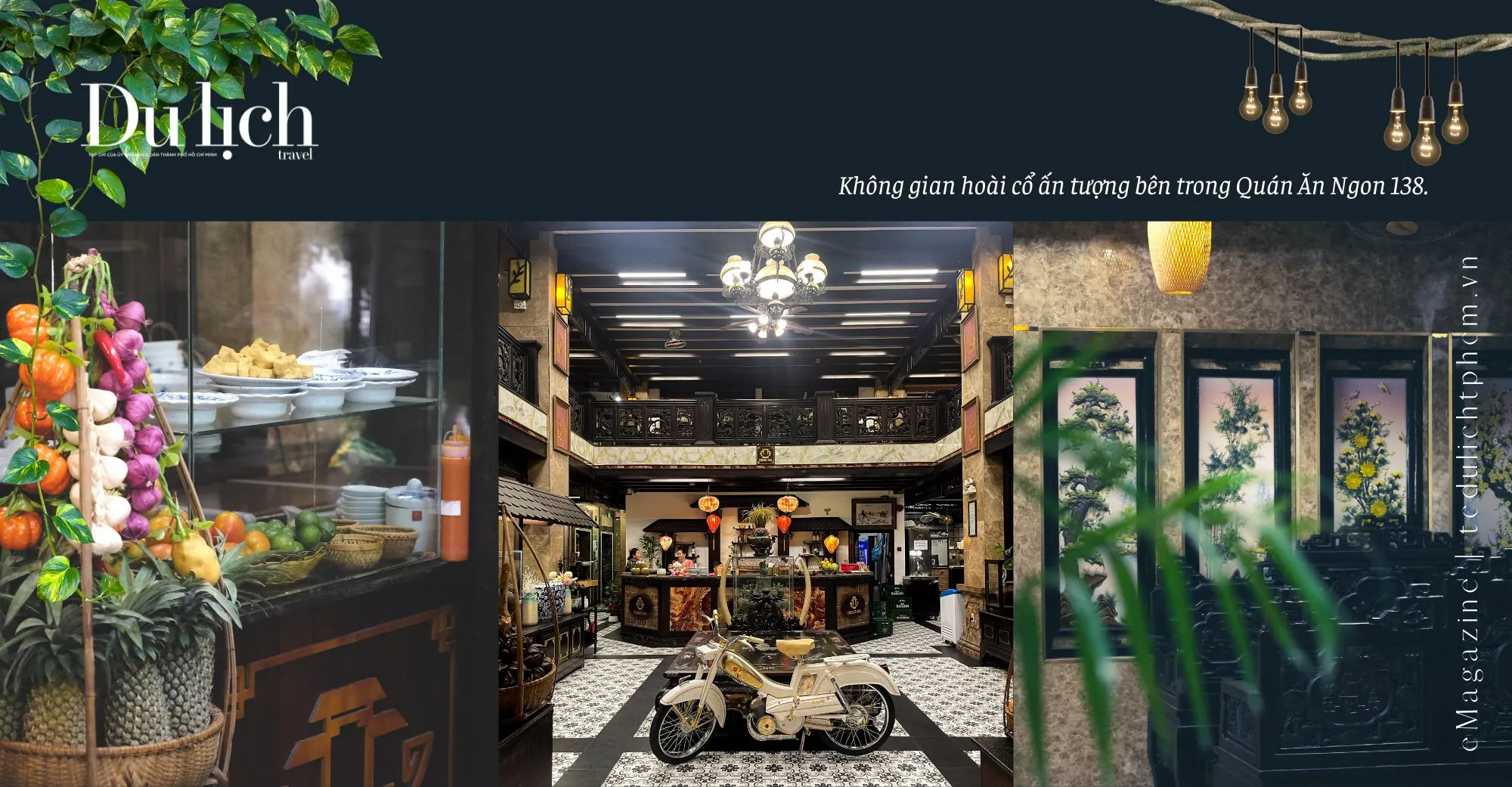 Kiến trúc biệt thự Pháp cổ đầy ấn tượng của Quán Ngon Khởi Nghĩa giữa lòng Sài Gòn