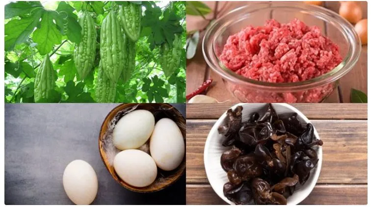7-3 Các nguyên liệu tự nhiên giàu dưỡng chất tạo nên món canh khổ qua hoàn hảo