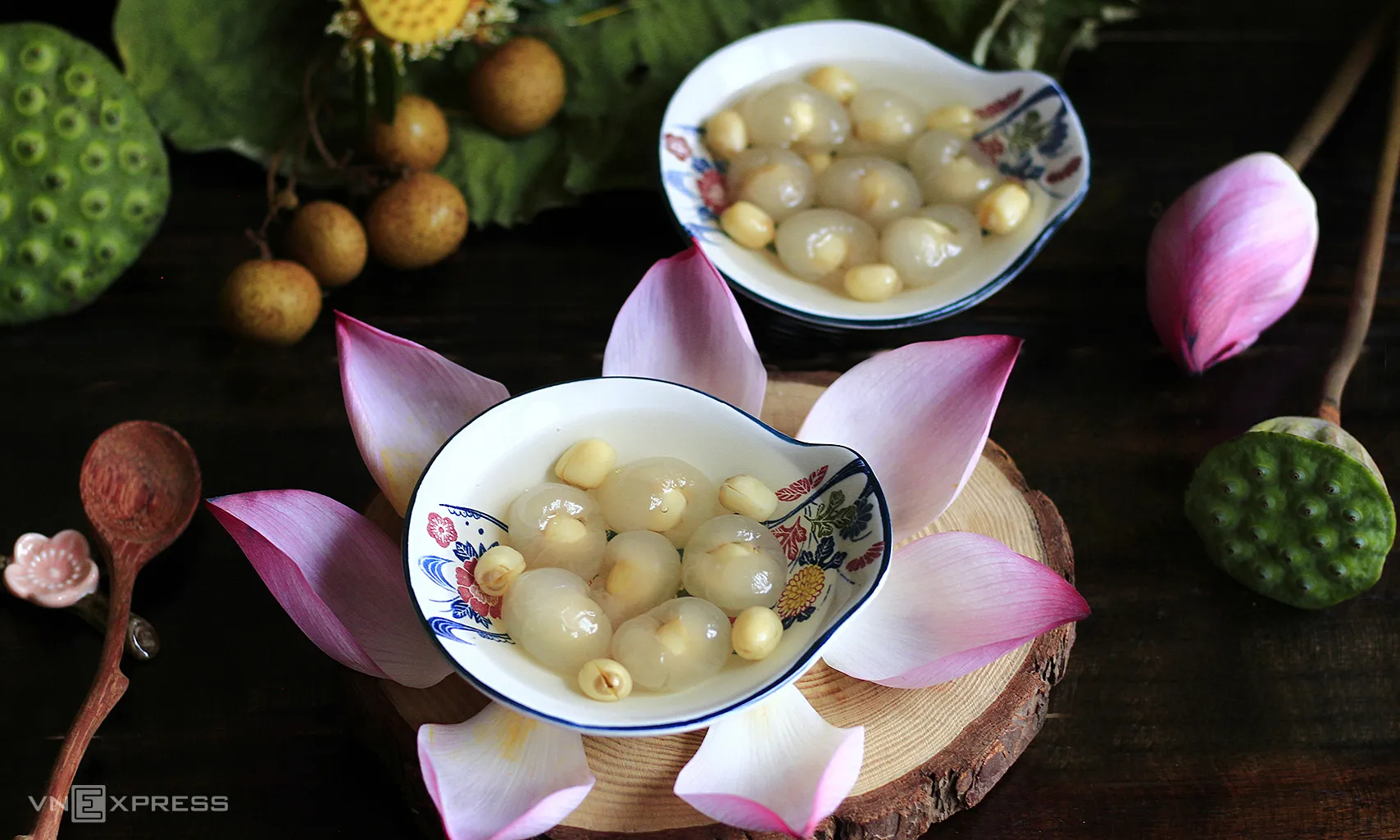 Chè Hạt Sen Long Nhãn Tráng Miệng Thanh Mát  Tinh hoa ẩm thực giải nhiệt