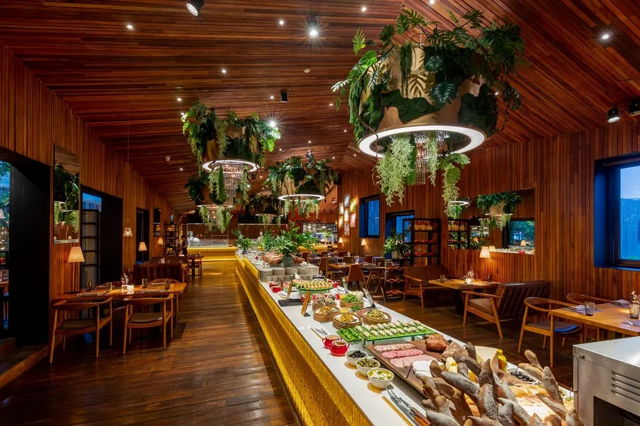 buffet-the-log Mô hình Buffet và lẩu nướng là lựa chọn lý tưởng cho các buổi tiệc đoàn năng động