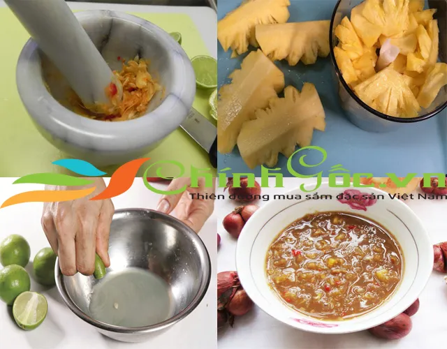 Sơ chế kỹ các nguyên liệu giúp mắm nêm dậy mùi thơm và trông bắt mắt hơn