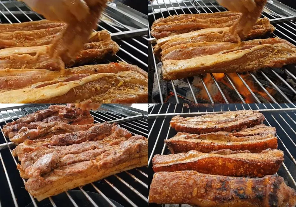 cach-lam-thit-heo-nuong-lu-03 Kỹ thuật nướng than hoa giúp thịt giữ được độ mềm mọng và hương thơm khói đặc trưng