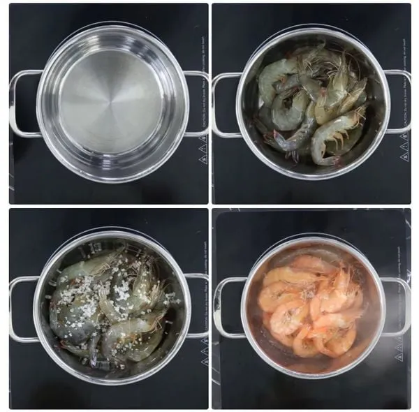 Kỹ thuật hấp tôm đúng cách giúp giữ lại độ mọng nước và vị ngọt nguyên bản