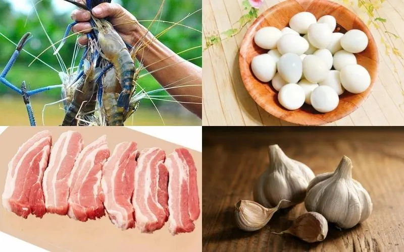 chuan-bi-nguyen-lieu Lựa chọn nguyên liệu tươi ngon là chìa khóa cho món Mì Quảng Tôm Thịt Trứng Cút Đậm Đà