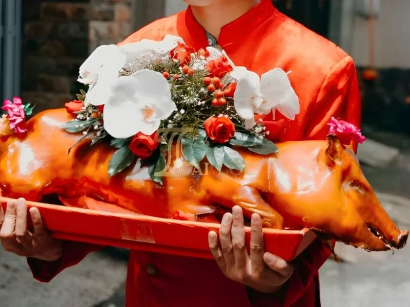 Bánh hỏi heo quay mang ý nghĩa sâu sắc trong các dịp lễ hội và cưới hỏi của người Việt