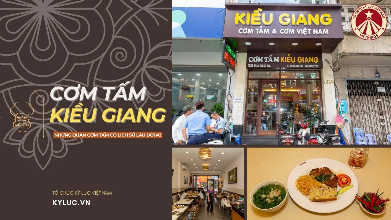 Cơm Tấm Kiều Giang  Sự kết hợp giữa truyền thống và phong cách phục vụ hiện đại