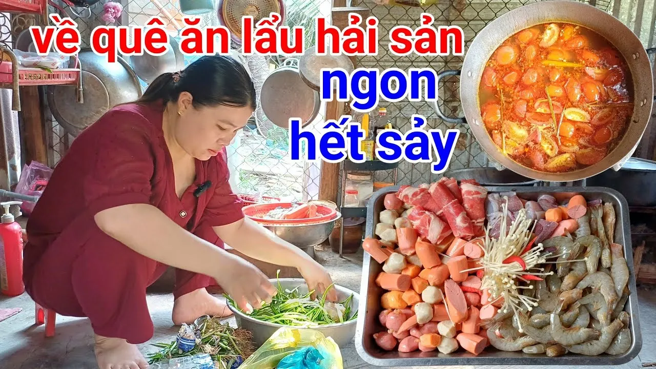 Bữa tiệc cuối tuần với món lẩu giúp gắn kết các thành viên trong gia đình